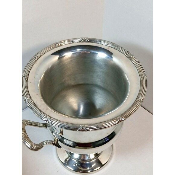 1996 Silver Plated Champagne Bucket Towle Vintage Silverplated Ice Bucket - Picture 7 of 9